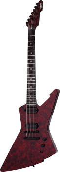 SCHECTER E-Gitarre, Apocalypse E-7, 7-Saiter, Red Reign