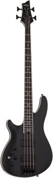 SCHECTER Bassgitarre, SLS Elite 4 Evil Twin LH, Satin Black