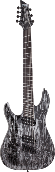 SCHECTER E-Gitarre, Silver Mountain C-7 MultiScale, Linkshänder