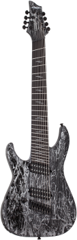 SCHECTER E-Gitarre, Silver Mountain C-8 MultiScale, Linkshänder