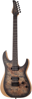 SCHECTER E-Gitarre, Reaper 6, Charcoal Burst