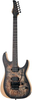 SCHECTER E-Gitarre, Reaper 6 FR, Charcoal Burst