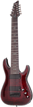 SCHECTER E-Gitarre, Hellraiser C-9, Black Cherry