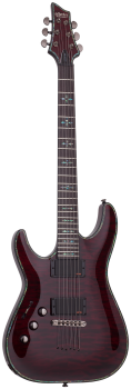 SCHECTER E-Gitarre, Hellraiser C-1, Black Cherry, Linkshänder