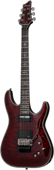 SCHECTER E-Gitarre, Hellraiser C-1 FR S, Black Cherry