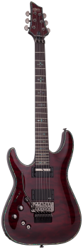 SCHECTER E-Gitarre, Hellraiser C-1 FR S, Black Cherry, Linkshänder