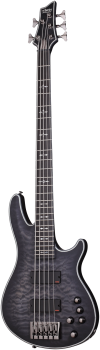 SCHECTER Bassgitarre, Hellraiser Extreme-5, See-Thru Black Satin