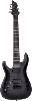 SCHECTER E-Gitarre, Hellraiser Hybrid C-7, Trans Black Burst, Linkshän