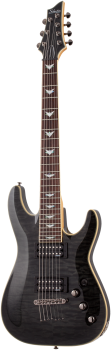 SCHECTER E-Gitarre, Omen Extreme 7, See-Thru Black