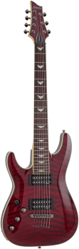 SCHECTER E-Gitarre, Omen Extreme 7, Black Cherry, Linkshänder