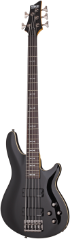 SCHECTER Bassgitarre, Omen-5, Gloss Black
