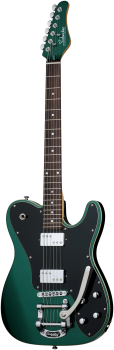 SCHECTER E-Gitarre, Vintage PT Fastback II B, Dark Emerald Green