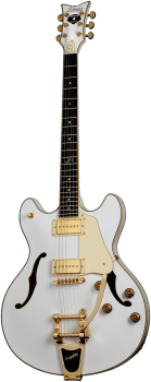 SCHECTER E-Gitarre, Signature Robin Zander Corsair, Gloss White