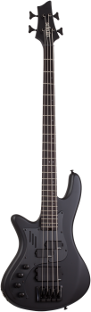 SCHECTER Bassgitarre, Stiletto-4 Stealth Pro, Satin Black, Linkshänder