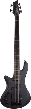 SCHECTER Bassgitarre, Stiletto-5 Stealth Pro, Satin Black, Linkshänder