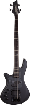 SCHECTER Bassgitarre, Stiletto-4 Stealth Pro EX, Satin Black, Linkshän