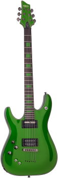 SCHECTER E-Gitarre, Kenny Hickey, Green, Linkshänder