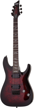 SCHECTER E-Gitarre, Omen Elite 6, Black Cherry Burst