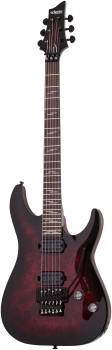 SCHECTER E-Gitarre, Omen Elite 6 FR, Black Cherry Burst