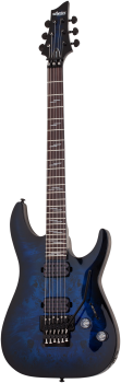 SCHECTER E-Gitarre, Omen Elite 6 FR, See Thru Blue Burst