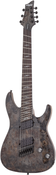 SCHECTER E-Gitarre, Omen Elite 7, MultiScale, Charcoal