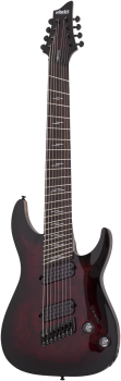 SCHECTER E-Gitarre, Omen Elite 8, MultiScale, Black Cherry Burst