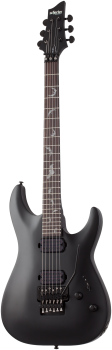 SCHECTER E-Gitarre, Damien 6 FR, Satin Black