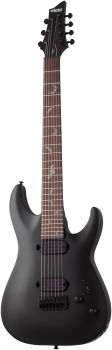 SCHECTER E-Gitarre, Damien 7, Satin Black