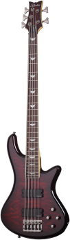 SCHECTER Bassgitarre, Stiletto Extreme-5, Black Cherry