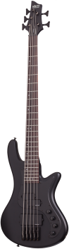 SCHECTER Bassgitarre, Stiletto Stealth-5, Satin Black