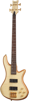 SCHECTER Bassgitarre, Stiletto Custom-4, Natural Satin