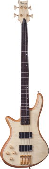 SCHECTER Bassgitarre, Stiletto Custom-4, Natural Satin, Linkshänder