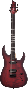 SCHECTER E-Gitarre, Sunset-6 Extreme, Scarlet Burst