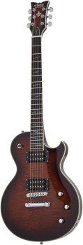 SCHECTER E-Gitarre, Solo-II Supreme, Cats Eye Black Burst