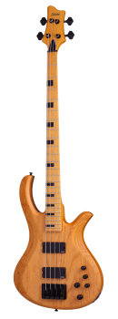 SCHECTER Bassgitarre, Riot Session-4, Aged Natural Satin