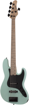 SCHECTER Bassgitarre, J-5 Maple, Seafoam Green