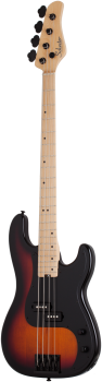 SCHECTER Bassgitarre, P-4, 3-Tone Sunburst