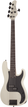 SCHECTER Bassgitarre, P-5, Ivory