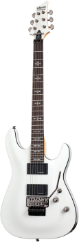 SCHECTER E-Gitarre, Demon 6 FR, Vintage White