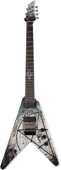 SCHECTER E-Gitarre, Signature Randy Weitzel V-7 FR, Ouija