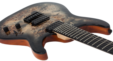 SCHECTER E-Gitarre, C-6 Pro, Charcoal Burst