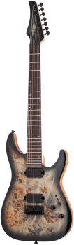 SCHECTER E-Gitarre, C-7 Pro, Charcoal Burst