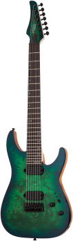 SCHECTER E-Gitarre, C-7 Pro, Aqua Burst