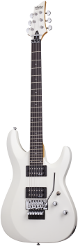 SCHECTER E-Gitarre, C-6 Deluxe FR, Satin White