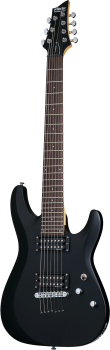 SCHECTER E-Gitarre, C-7 Deluxe, Satin Black