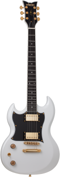 SCHECTER E-Gitarre, Signature Zacky Vengeance ZV H6LLYW66D, White, Lin