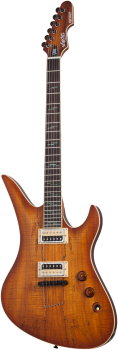 SCHECTER E-Gitarre, Avenger Exotic Spalted Maple, Satin Natural Vintag