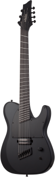 SCHECTER E-Gitarre, PT-7 Multiscale Black Ops, Satin Black Open Pore