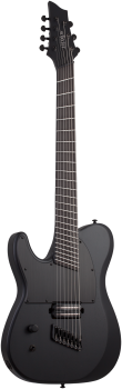 SCHECTER E-Gitarre, PT-7 Multiscale Black Ops, Satin Black Open Pore,