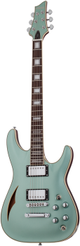 SCHECTER E-Gitarre, C-1 E/A Classic, Satin Vintage Pelham Blue